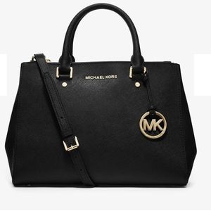 MICHAEL Michael Kors Sutton Medium Saffiano Satchel